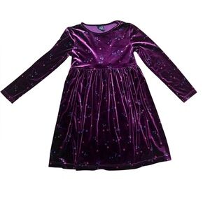 Vintage girls Gap velvet floral dress